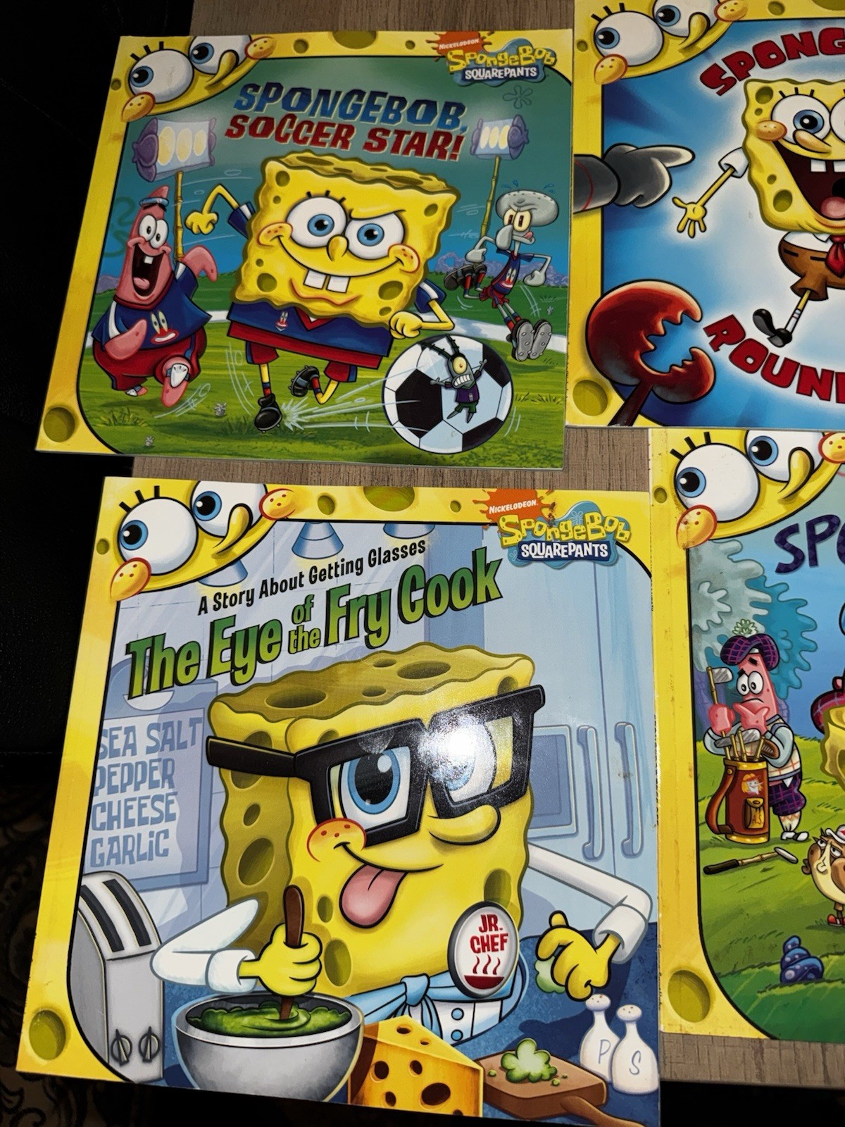 SpongeBob SquarePants Childrens Books Lot VHS Tape