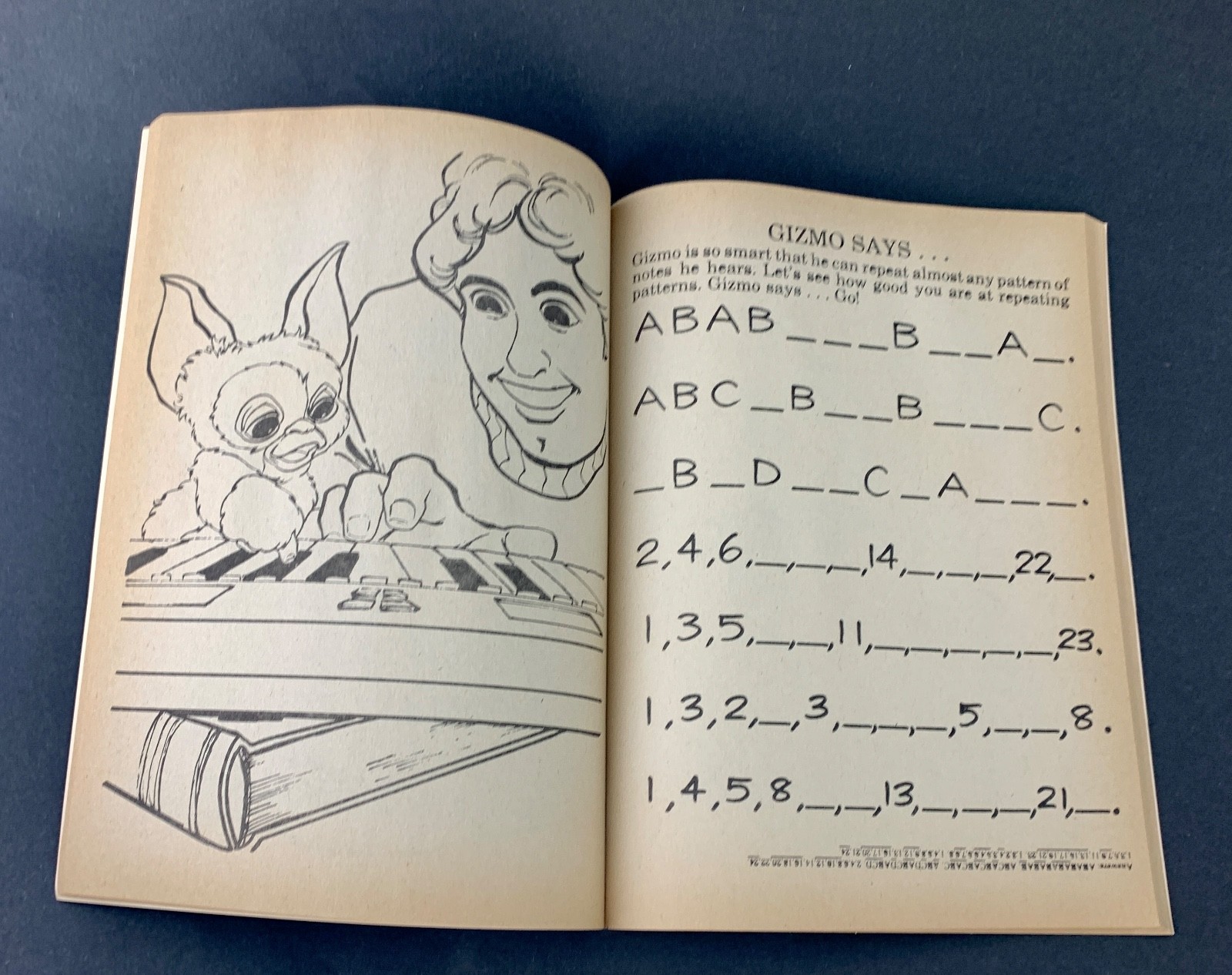 Vintage Gremlins 1984 Color & Activity Book