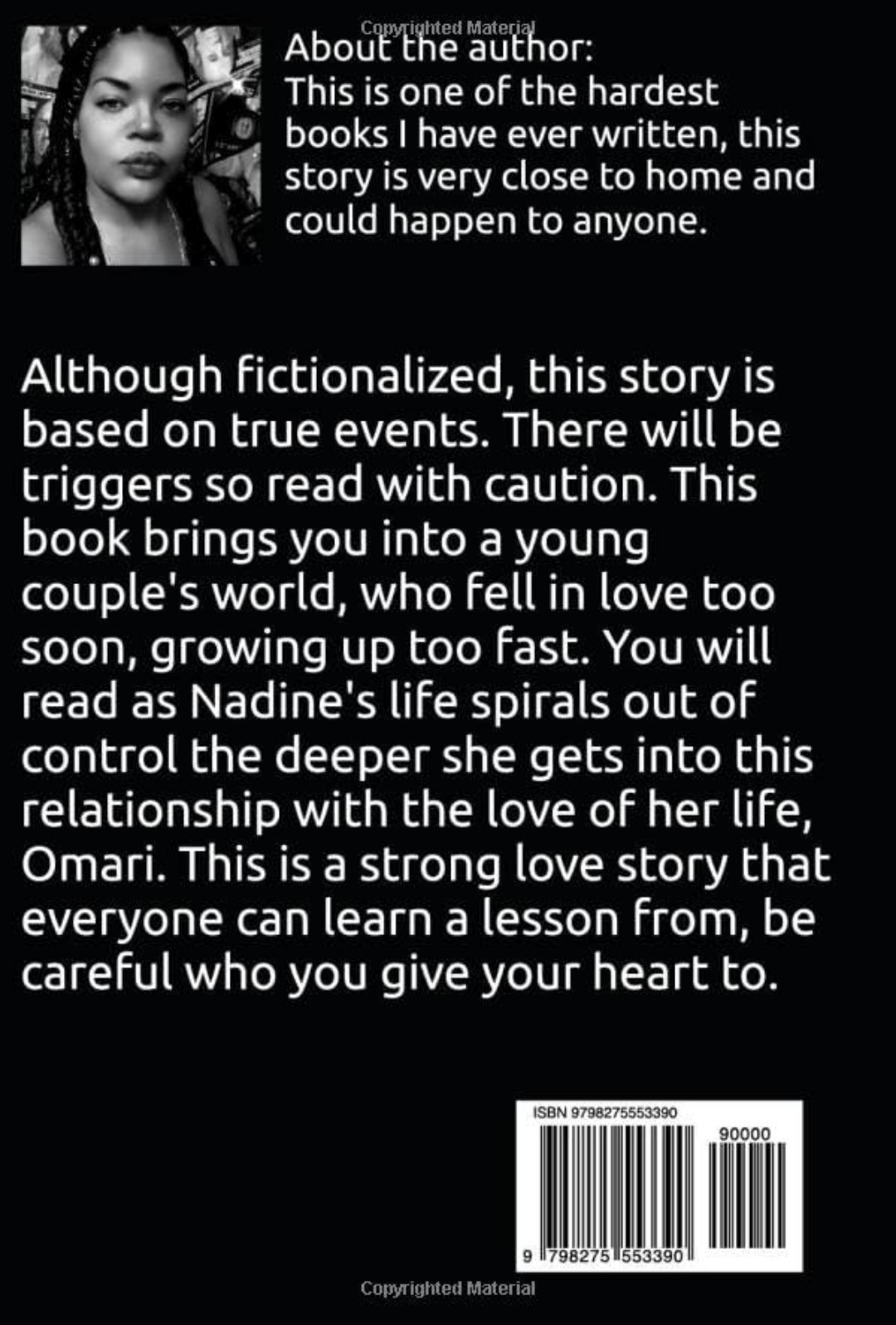 New! Signed Copy Titled “Fractured” Paperback: 116 Pages -Trigger Warnings ⚠️