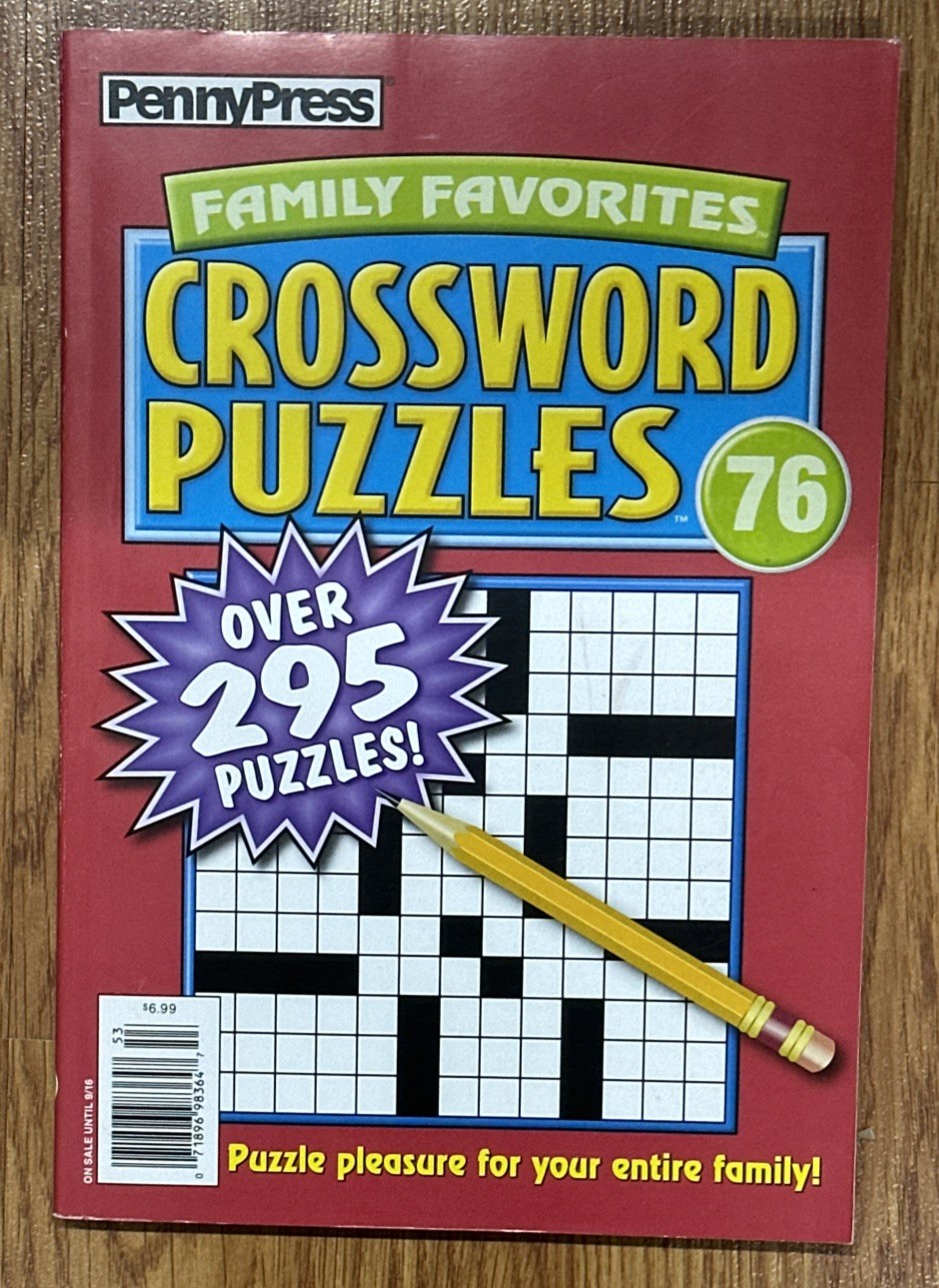 Penny Press Family Favorites Crossword Puzzles Magazine No 76 2025