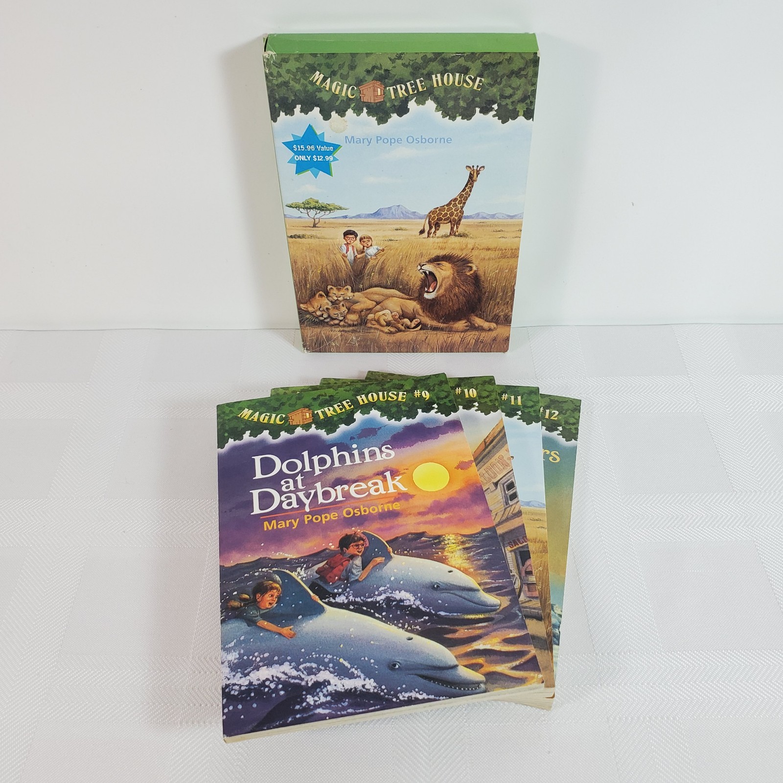 Magic Tree House Boxed Set #9 10 11 12 Mary Pope Osborne Scholastic PBs