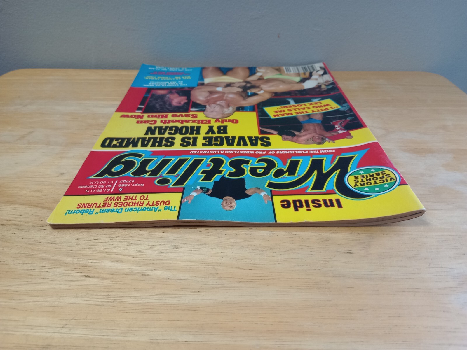 INSIDE WRESTLING SEPTEMBER 1989 RIC FLAIR HULK HOGAN DUSTY RHODES LEX LUGER WWE