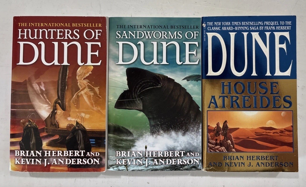 19 Book Lot Complete DUNE Series by Frank & Brian HERBERT Paperback Set