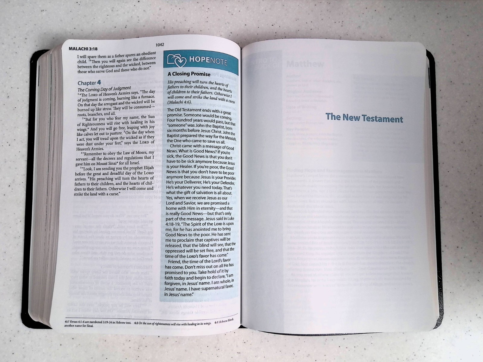 Hope for Today Bible – Notes/Encouragement by Joel & Victoria Osteen, Free Press