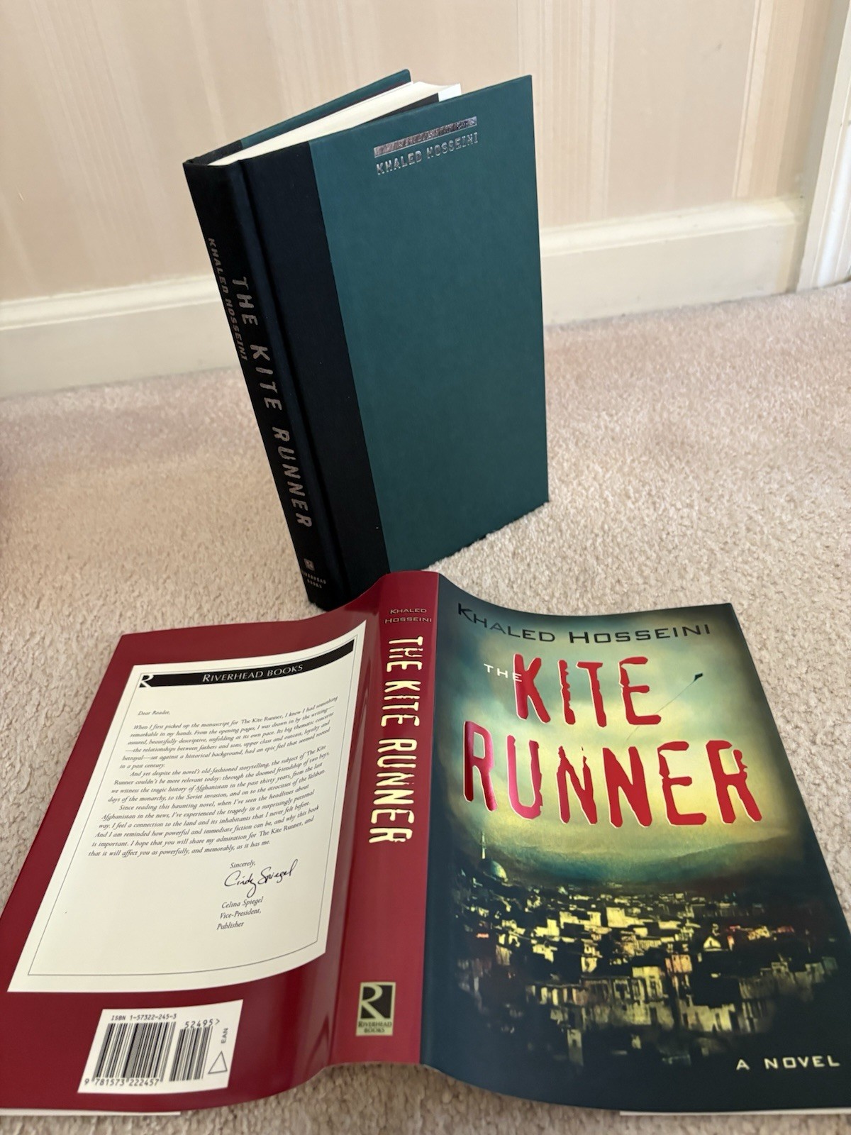 Khaled Hosseini, THE KITE RUNNER, 1st/15th Printing, HC, Gift Quality