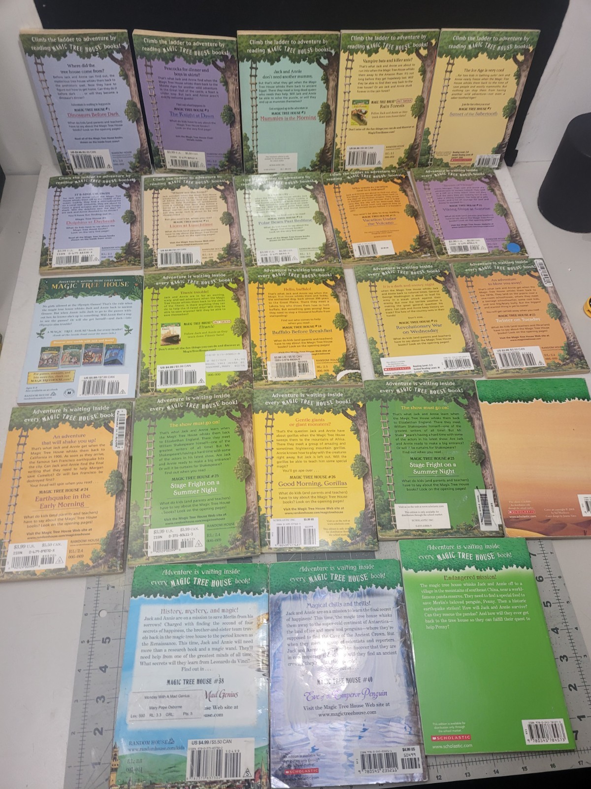 Magic Tree House Paperback Lot of 23 (Various One Duplicate) See Description!