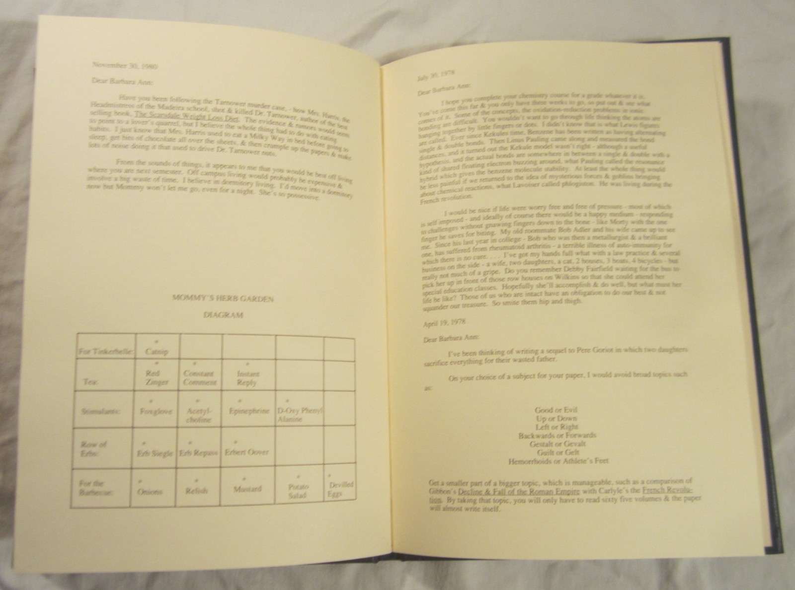 DEAR FRIEND, LOVE MYRON — Letters of Myron Markel — Privately Published, 1989