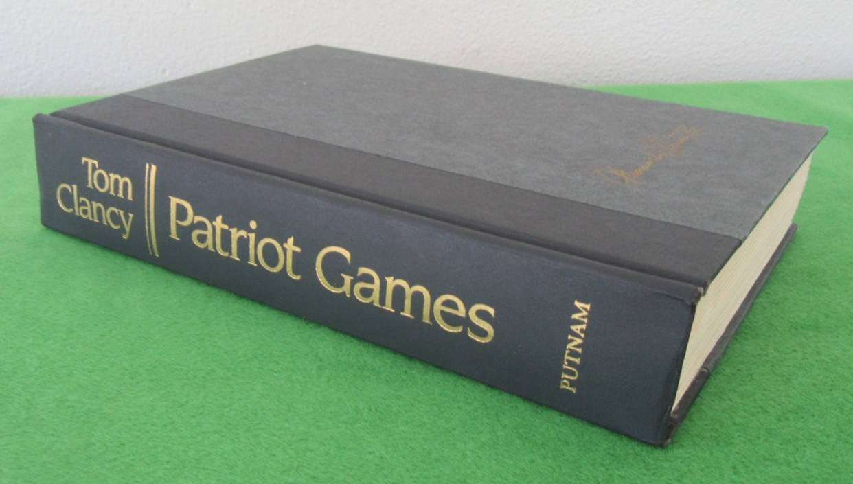 VINTAGE PATRIOT GAMES BY TOM CLANCY – 1987; HCDJ; BCE; #2 JACK RYAN SERIES