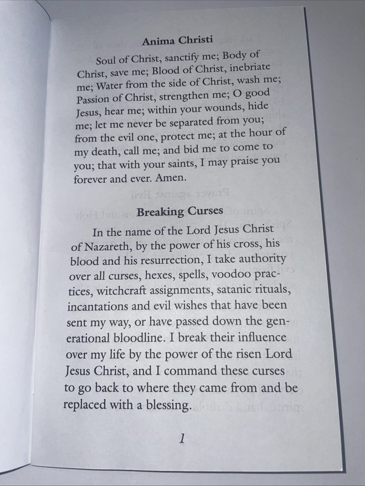 Spiritual Warfare Prayers Paperback. FREE SHIPPING