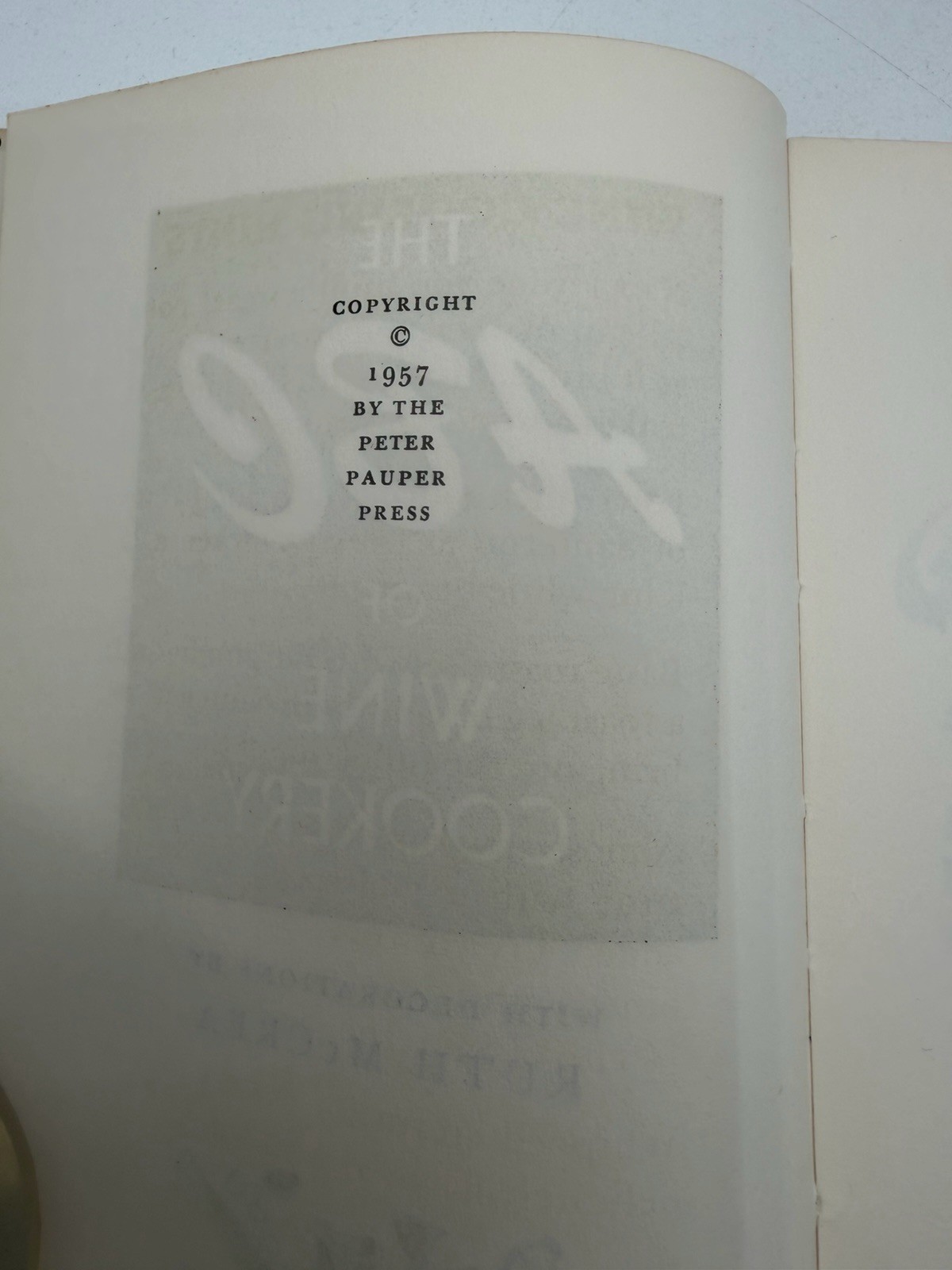 The ABC Of Wine Cookery by The Peter Pauper Press 1957