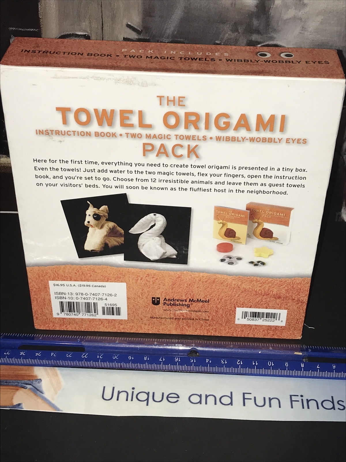 Towel Origami Pack by Alison Jenkins (2008, Mixed Media)