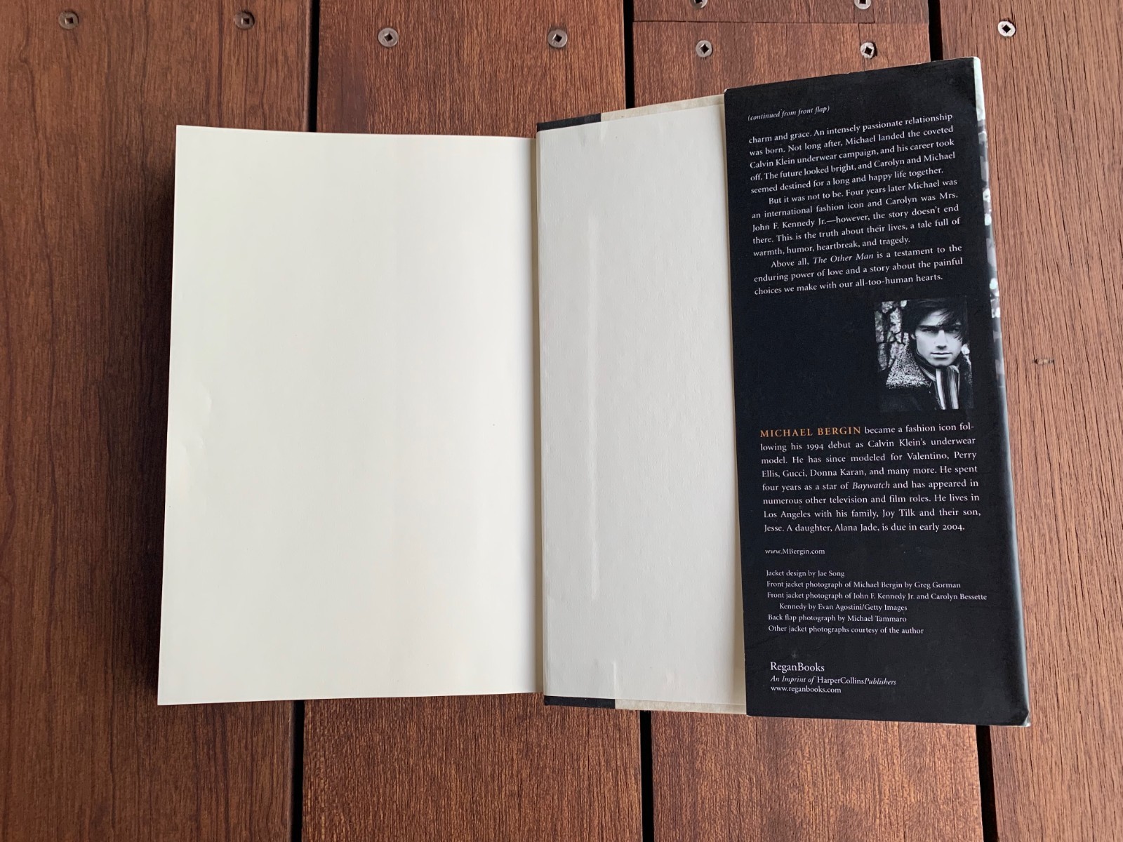 The Other Man By Michael Bergin HARDCOVER First Edition 1st Print 2004 JFK Jr.
