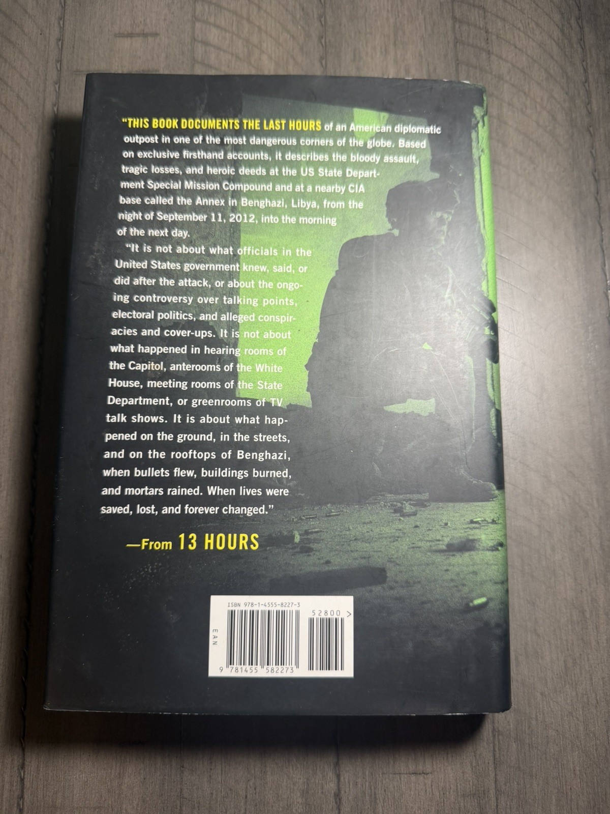 13 Hours in Benghazi by Mitchell Zuckoff SIGNED Kris “Tanto” Paronto w/ Program!