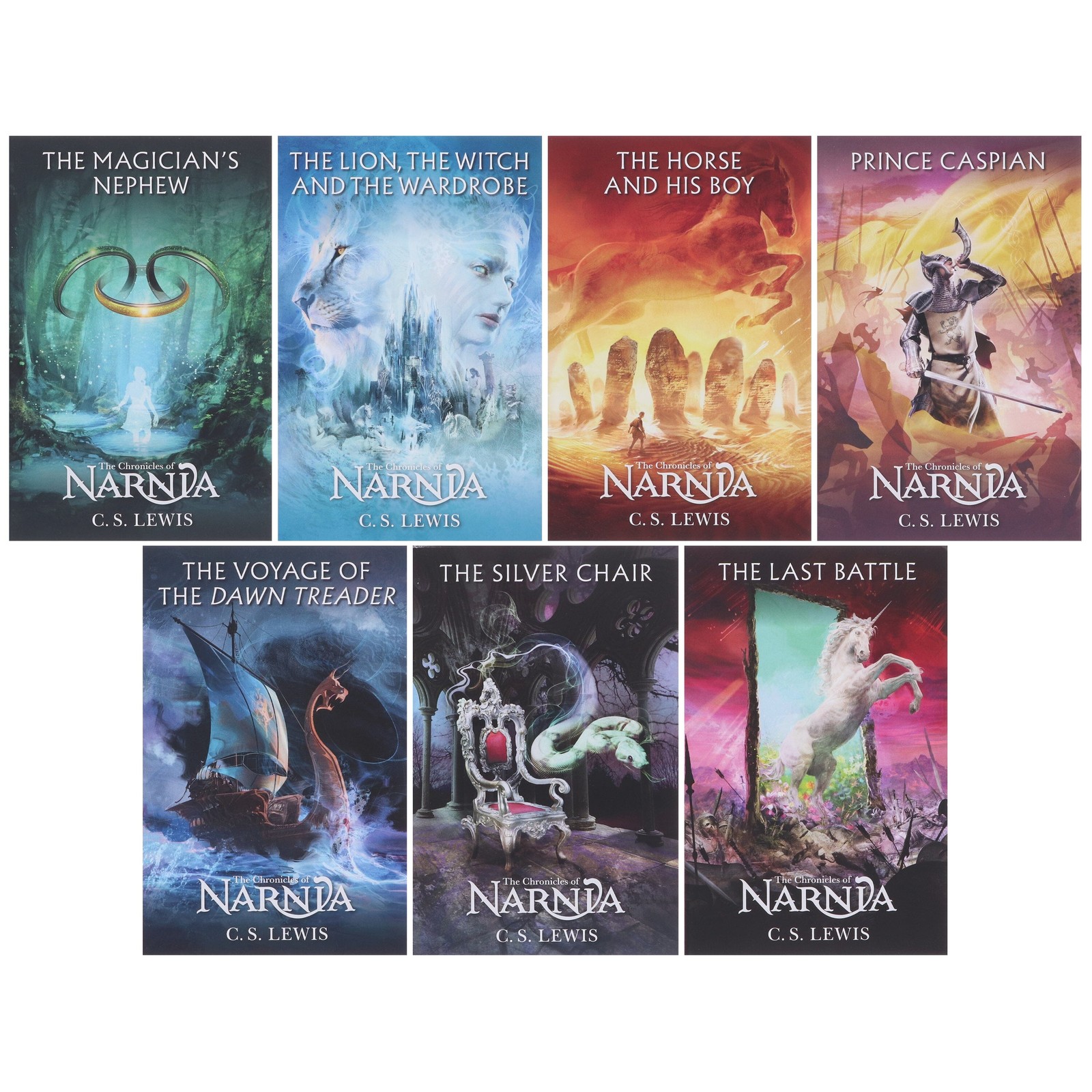 The Chronicles of Narnia 7 Books By C.S. Lewis – Ages 7-9 – Paperback