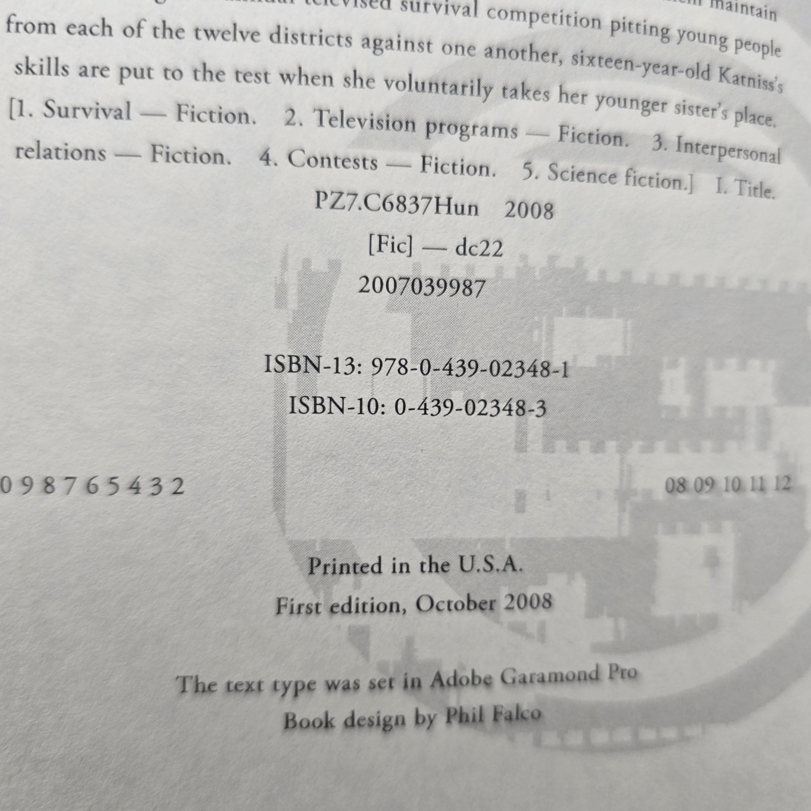The Hunger Games by Suzanne Collins – 1st Edition – Hardcover Dust Jacket