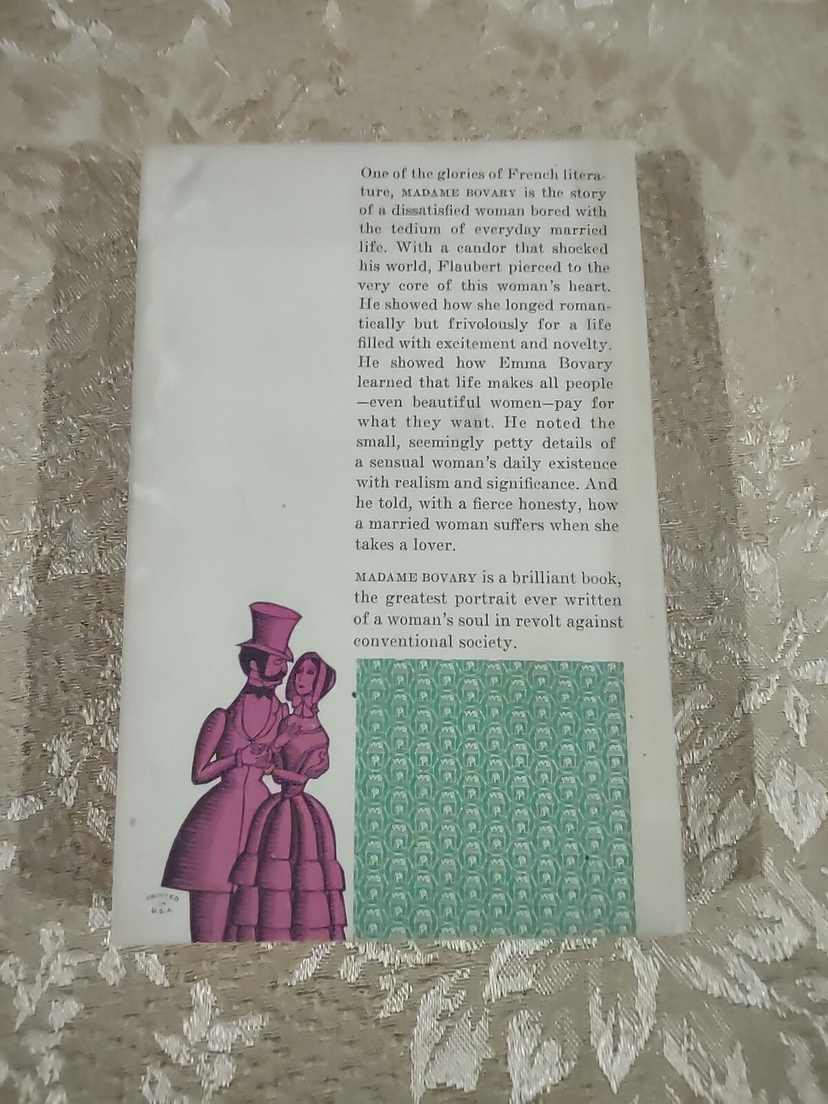 Madame Bovary by Gustave Flaubert ~ 1961 Washington Square Press Paperback Book
