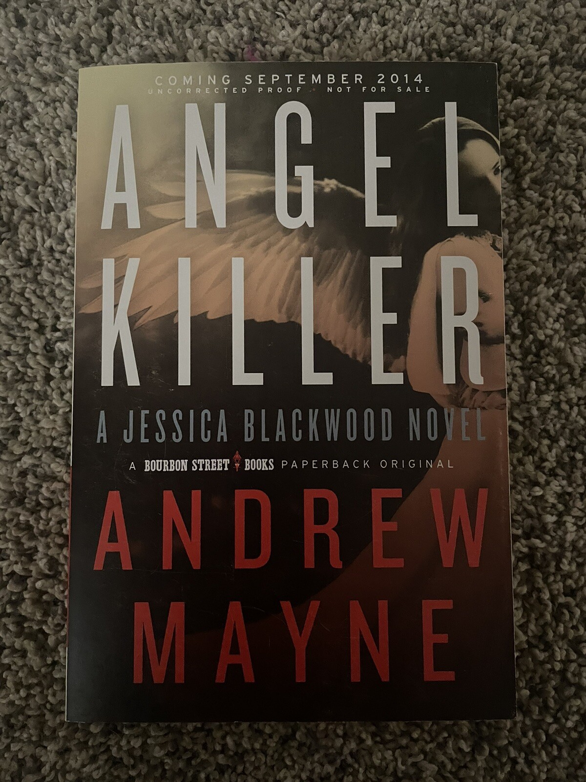 Angel Killer By Andrew Mayne Uncorrected Proof Copy 2014 Paperback Rare