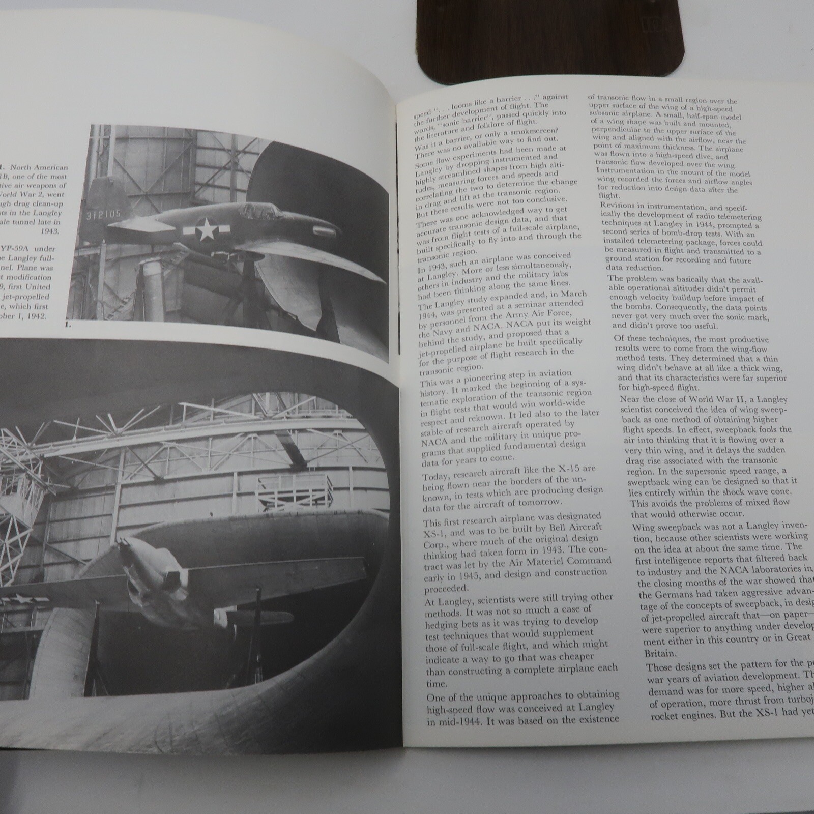 FIFTY YERAS OF AERONAUTICAL RESEARCH (1968) NASA Booklet EP-45 71 Pages Vintage