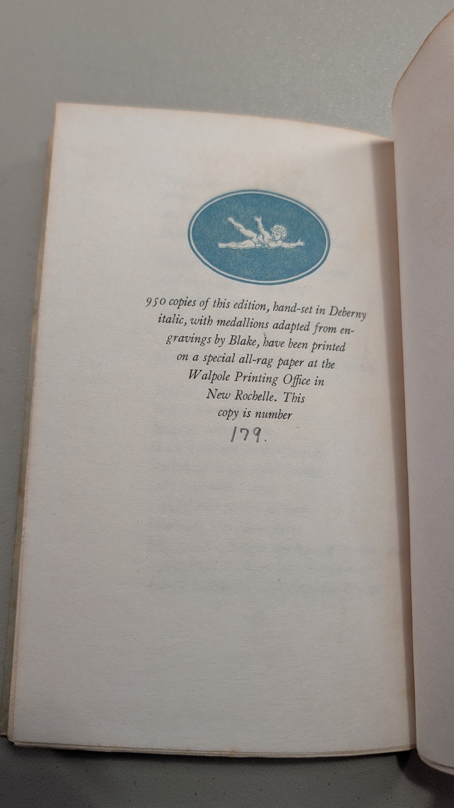 Songs of Innocence William Blake Peter Pauper Press Limited Edition 1935