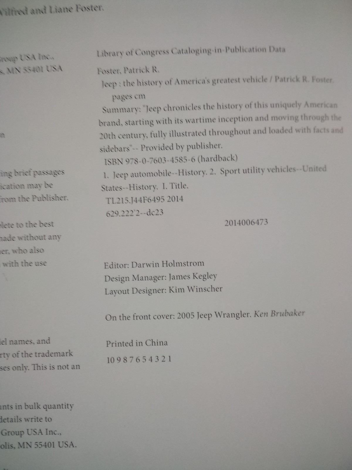 SIGNED! Jeep: The History of America’s Greatest Vehicle. 2014 HC