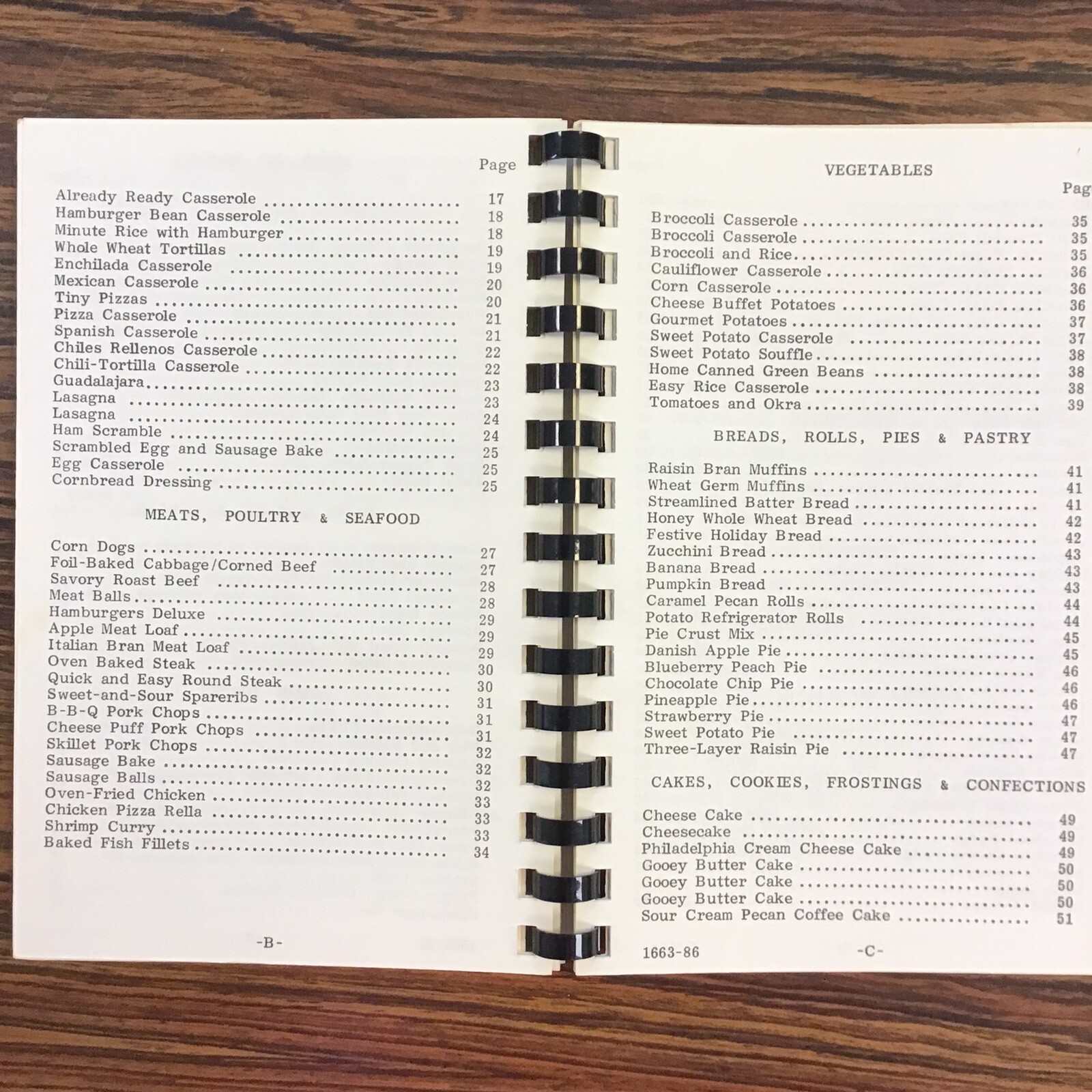 Belleville Illinois 1st Church of Nazarene Vtg 1986 Cookbook SEE INDEX PHOTOS