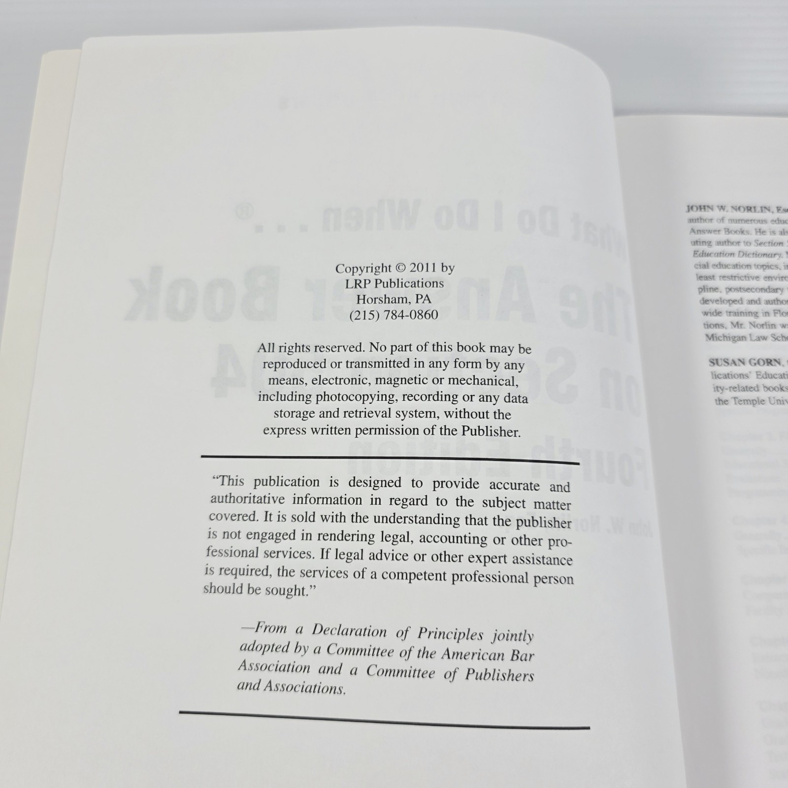What Do I Do When… The Answer Book on Section 504 John W – Fourth Edition