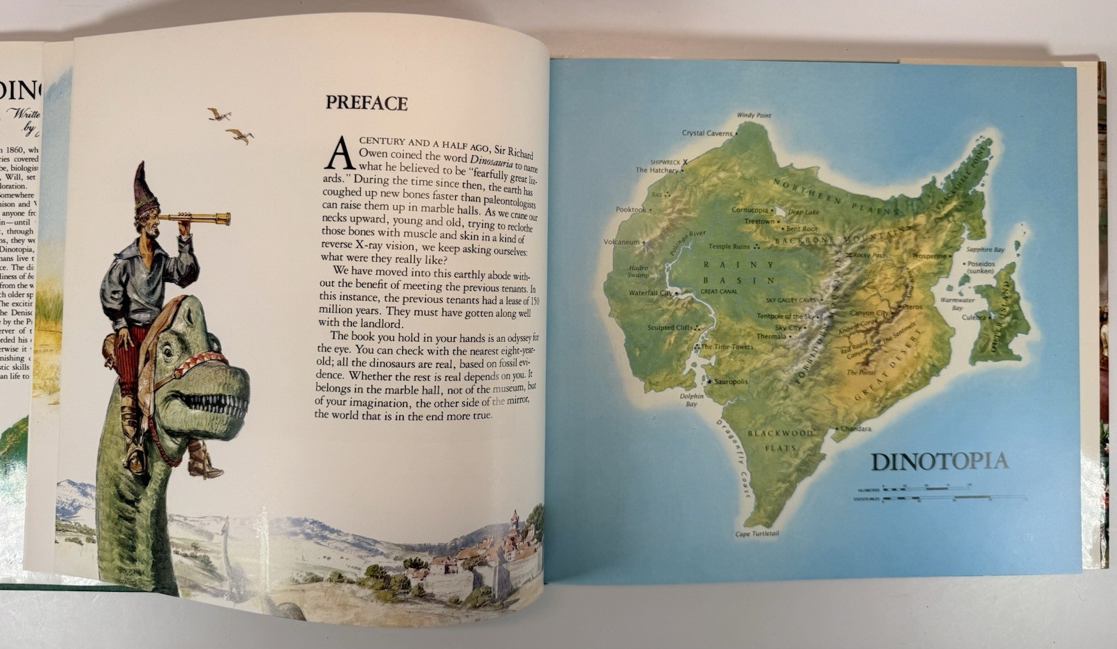 Dinotopia A Land Apart From Time James Gurney 1992 First Edition HC DJ VG+