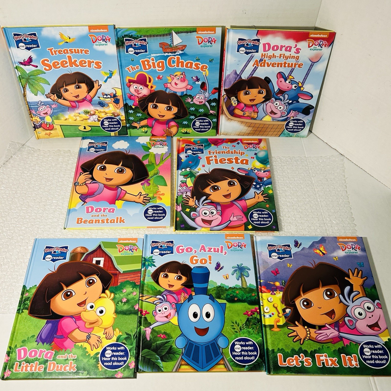 Me Reader “Dora The Explorer” Story Reader Tablet w/ Complete 8 Book Set