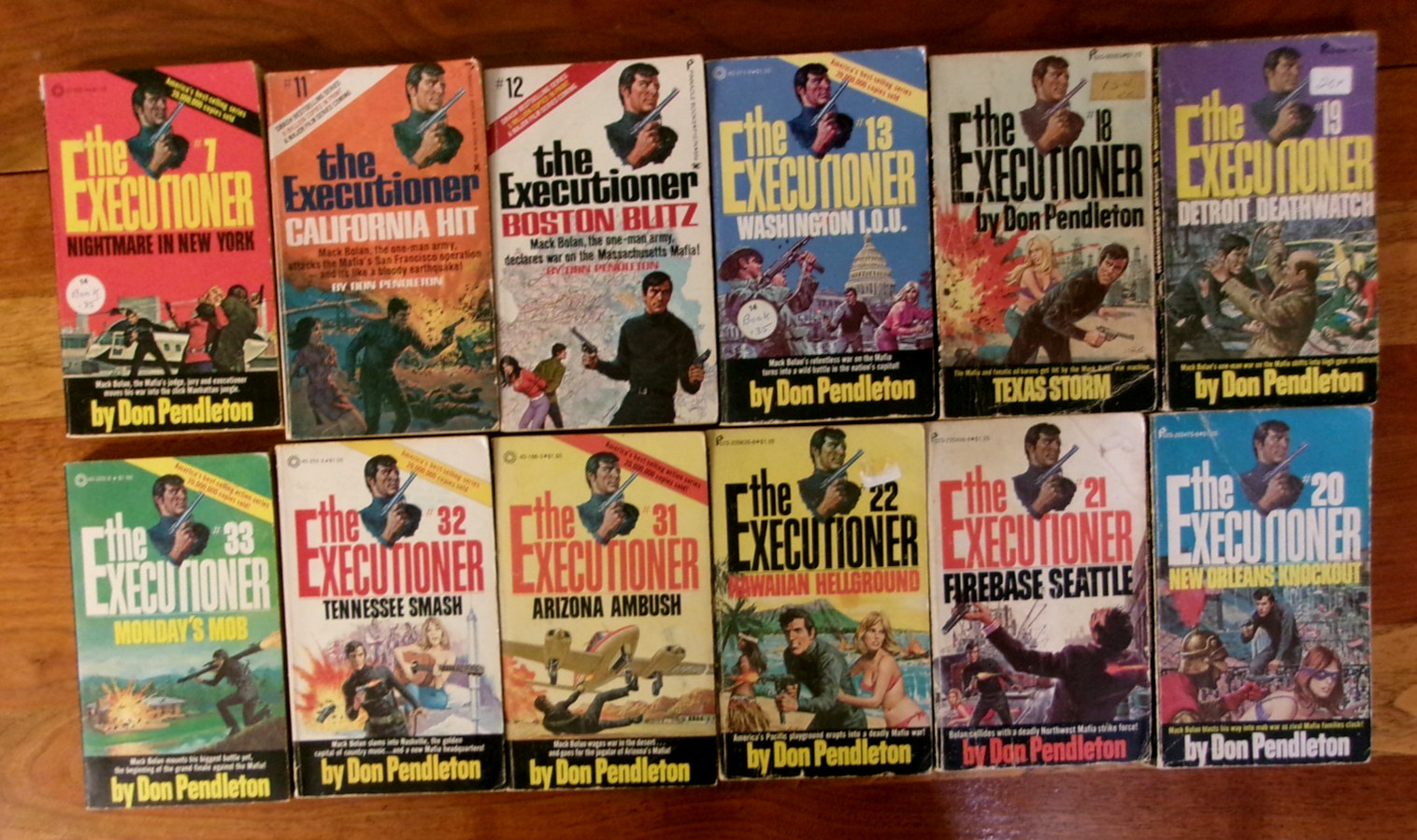Lot of 29 The Executioner Series by Don Pendleton Paperback Books