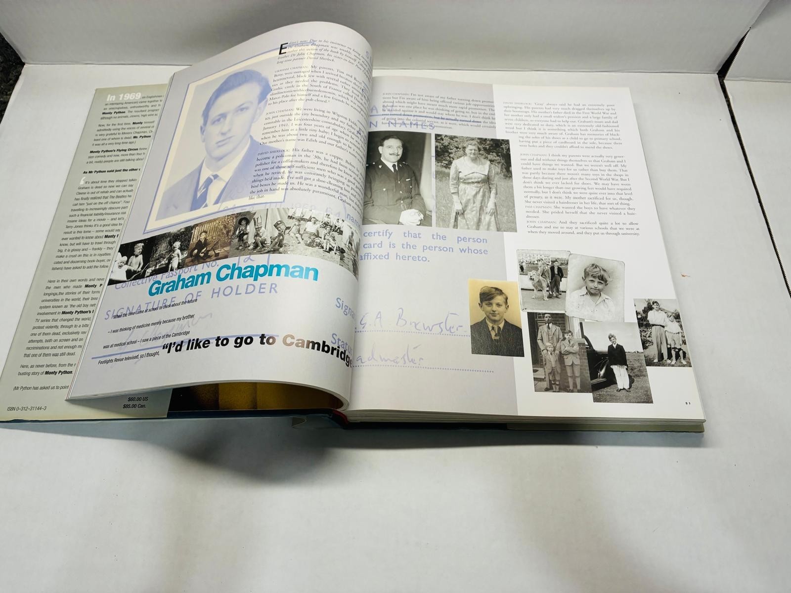 The Pythons & Python Flying Volume #4″ released by A&E in 1999 Book / DVD