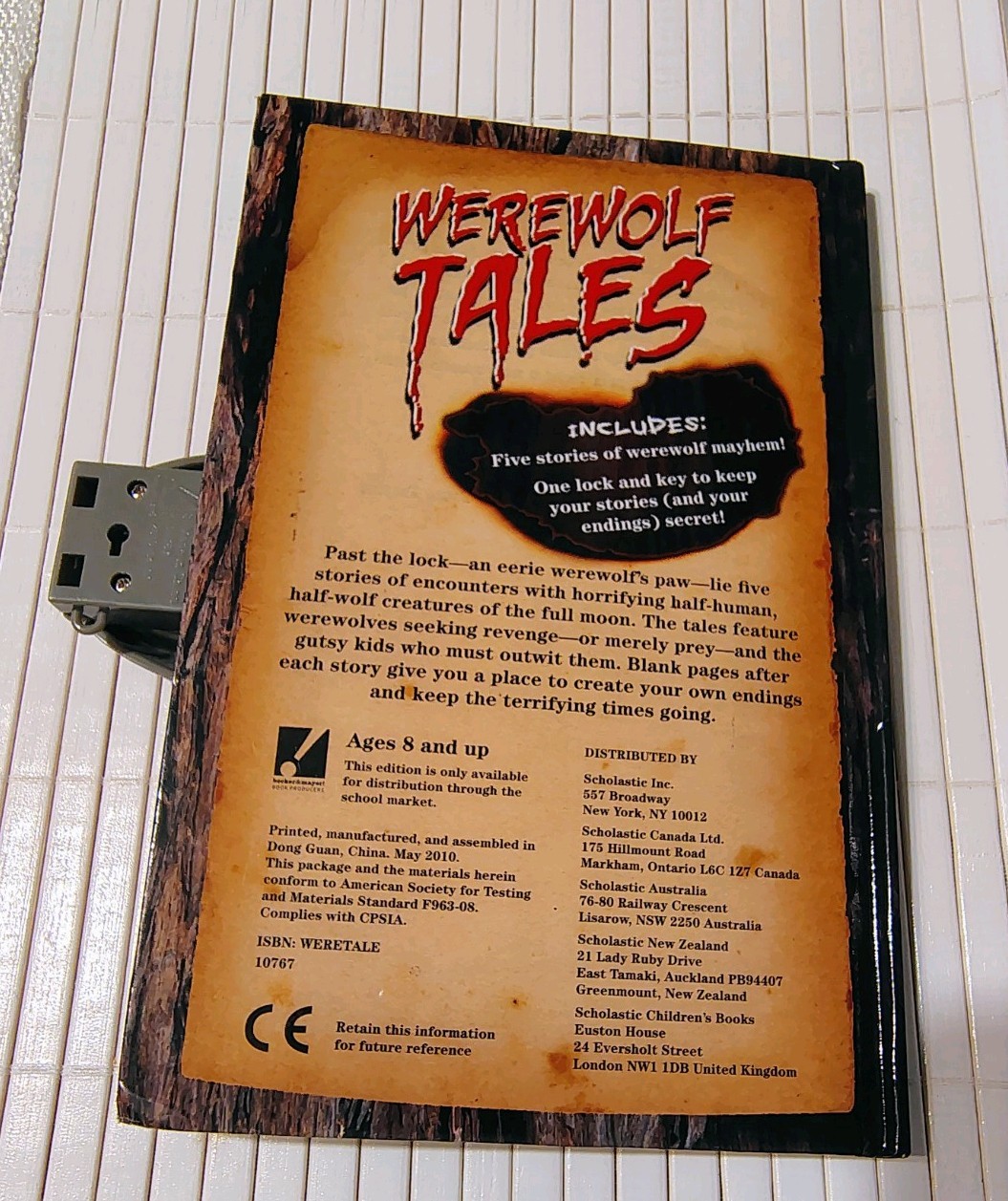 Werewolf Tales Book Don Roff Hardcover Scholastic