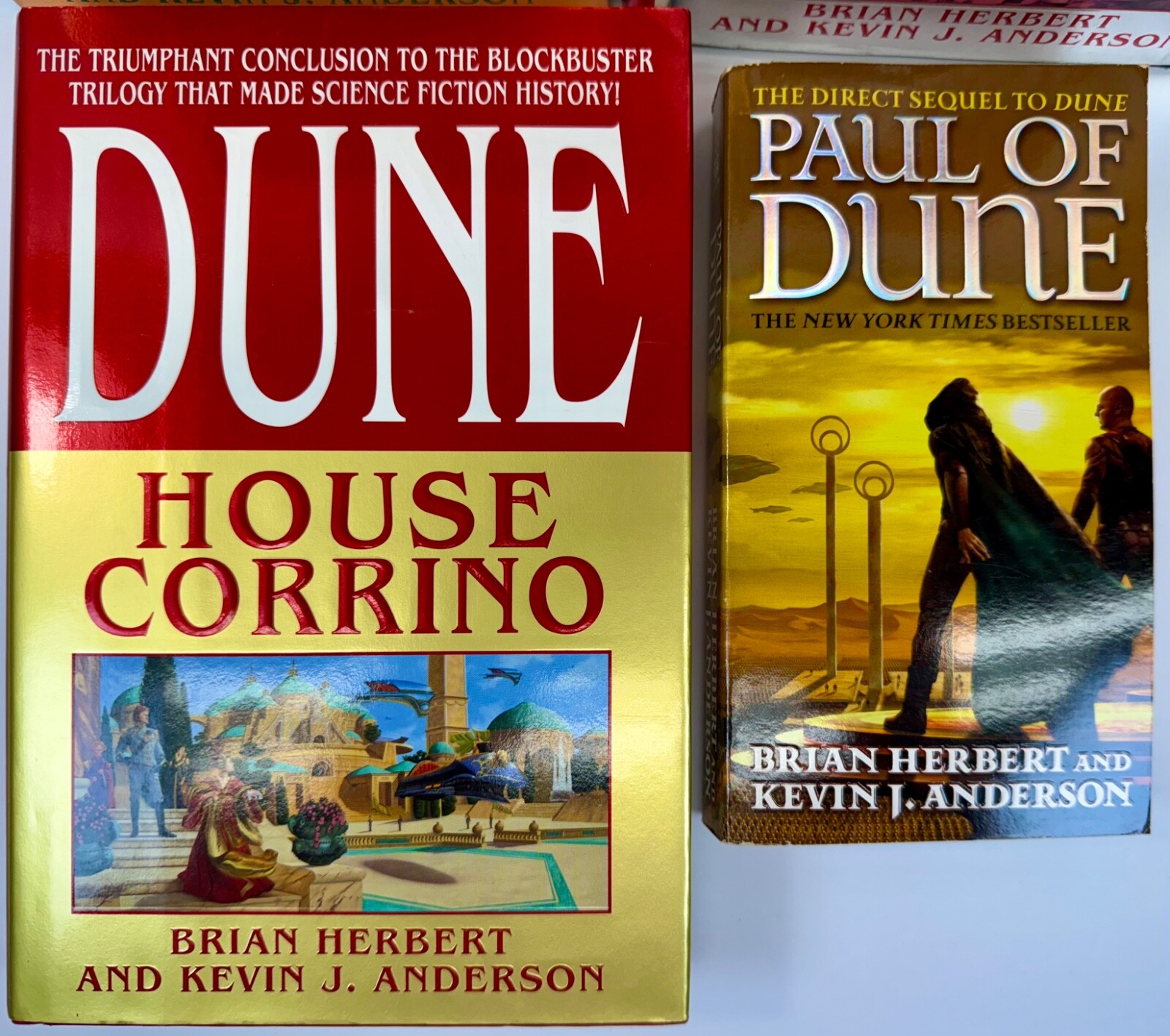 The Dune Series Lot of 4 Books by Brian Herbert and Kevin J Anderson HC & SC