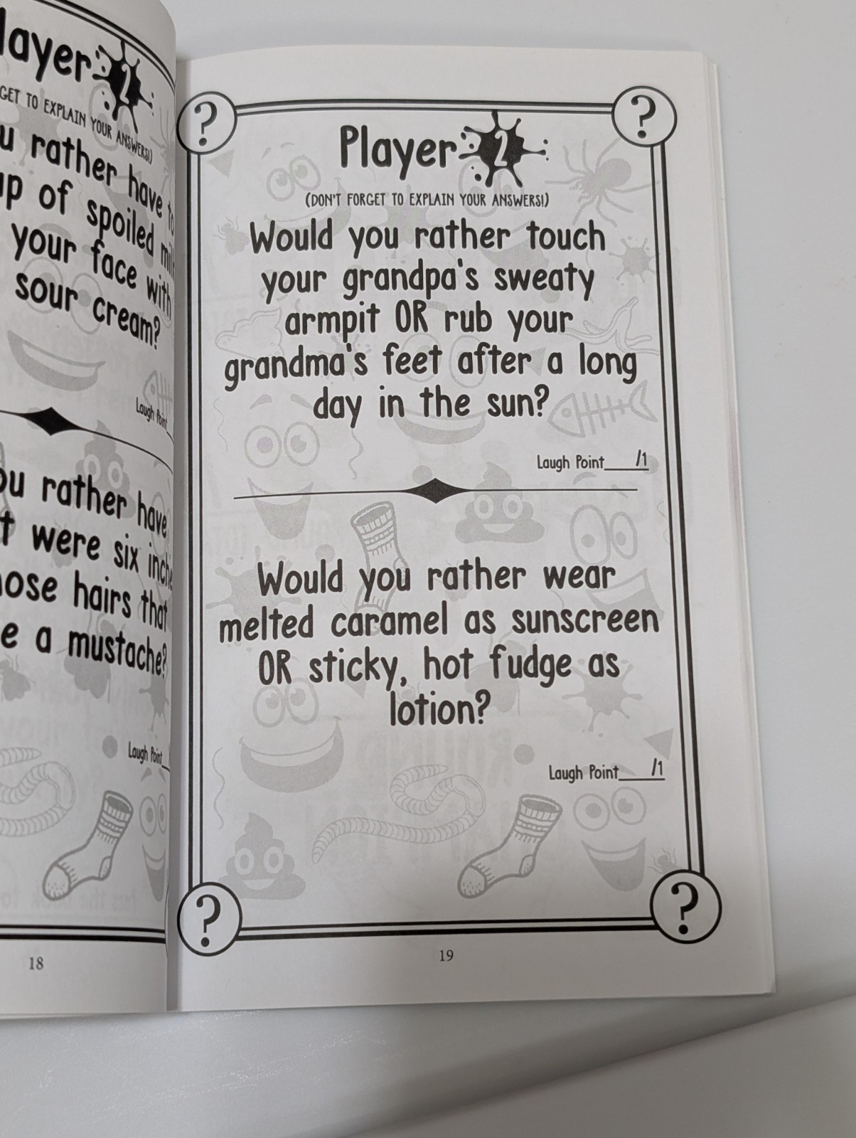 Would You Rather? EWW! Edition Try Not to Laugh Challenge Paperback Games