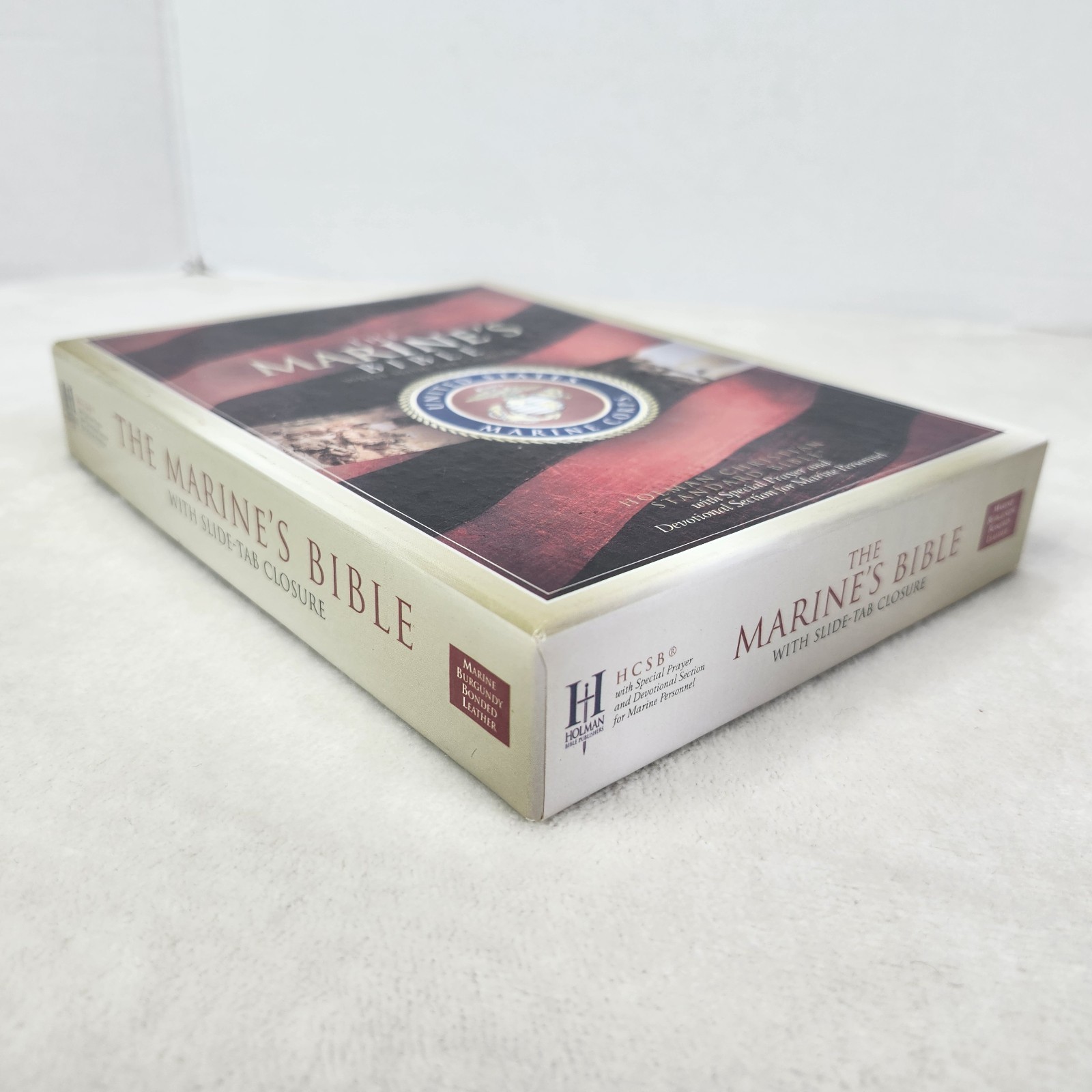 The Marine’s Bible Burgundy Simulated Leather HCSB USMC Christian Standard