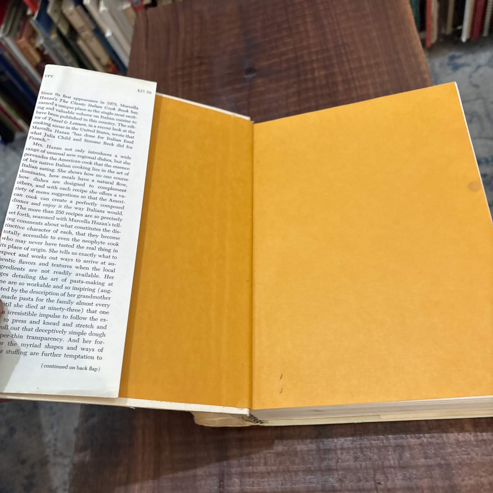 The Classic Italian Cook Book Marcella Hazan Hardcover K2