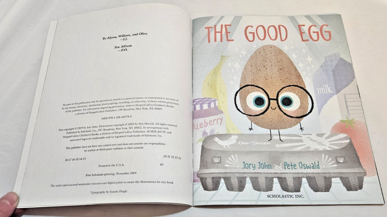 The Good Egg by Jory John (2019, Paperback) Brand New – Children’s Picture Book