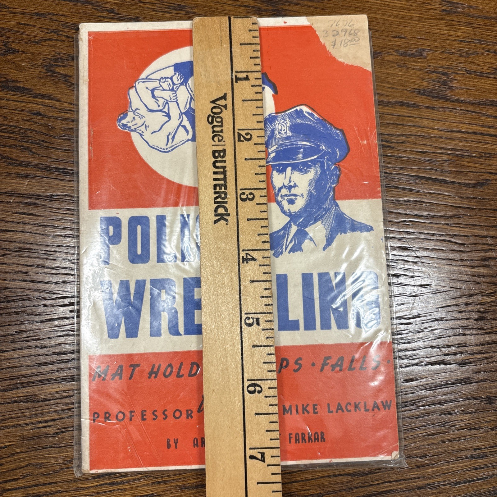 “POLICE WRESTLING” by ARTHUR H. FARRAR – 1942