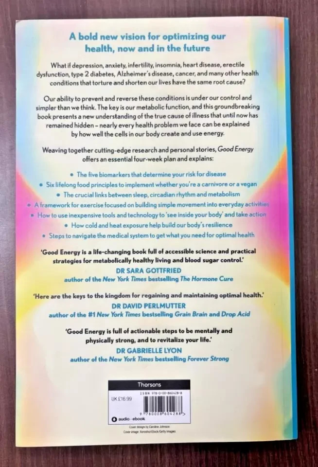 Good Energy by Dr. Casey Means New Paperback Free Shipping