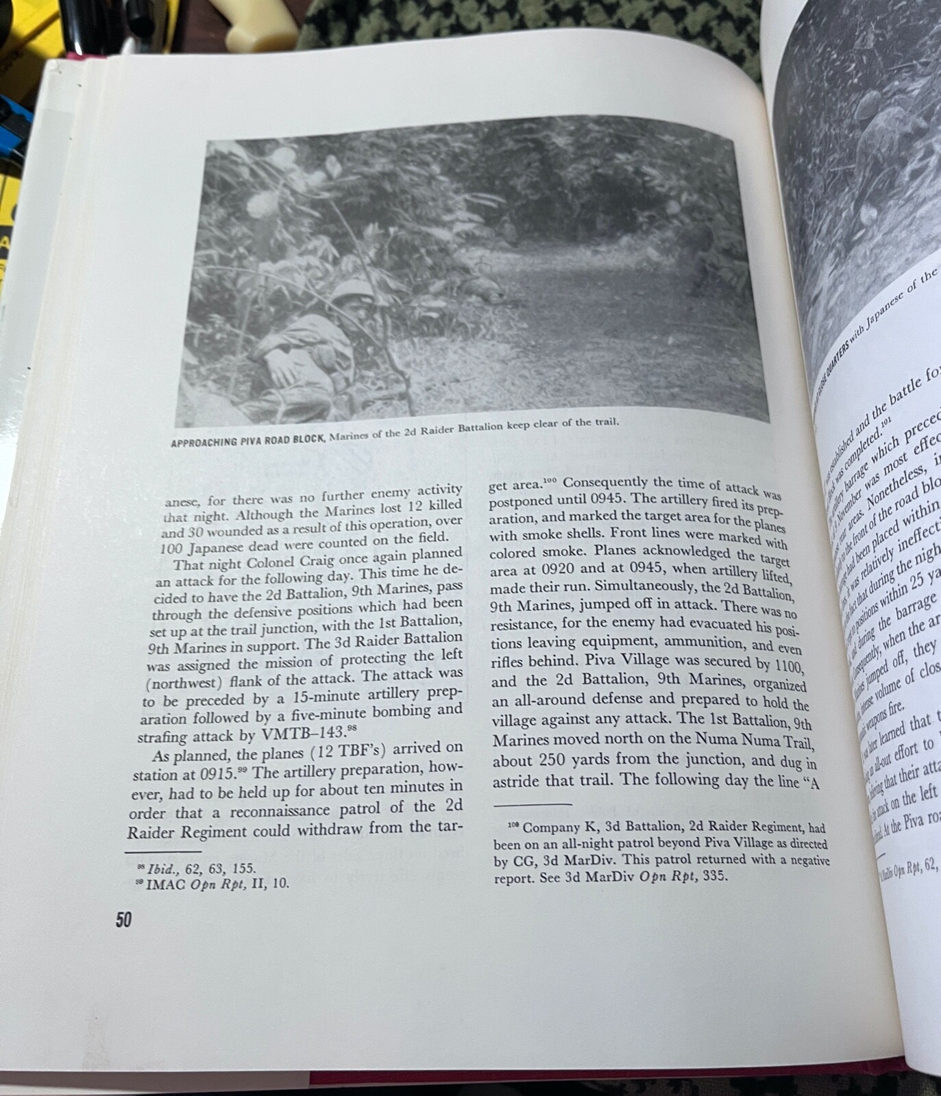 BOUGAINVILLE AND THE NORTHERN SOLOMONS USMC MONOGRAPH BATTERY PRESS REPRINT