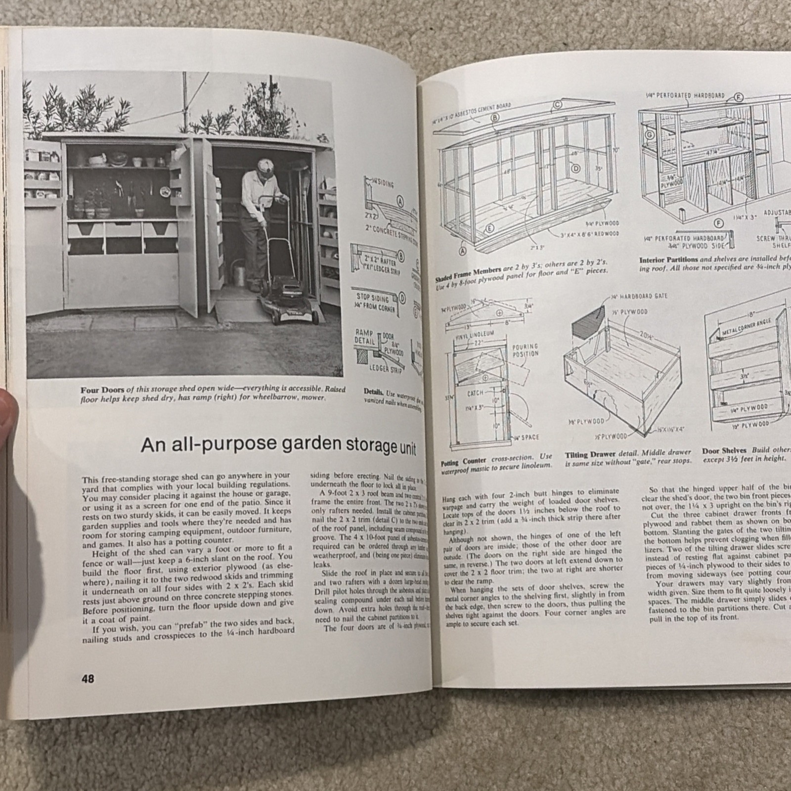 Sunset Woodworking Projects by the Editors of Sunset Magazine ©1973