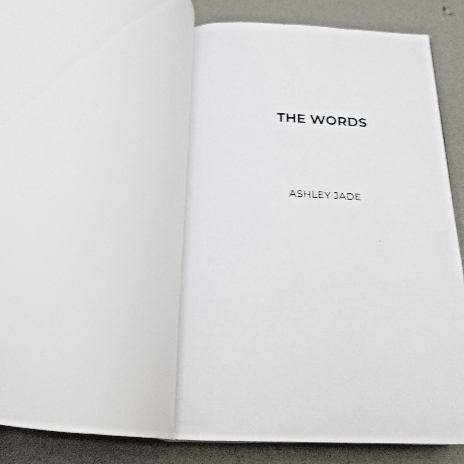 The Words An Enemies to Lovers Standalone Romance by Ashley Jade Paperback