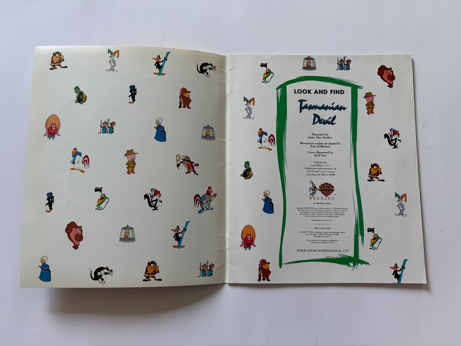 Lot of 3 Vintage Looney Tunes Books – 2 Golden Books – Sylvester, Tiny Toon, etc