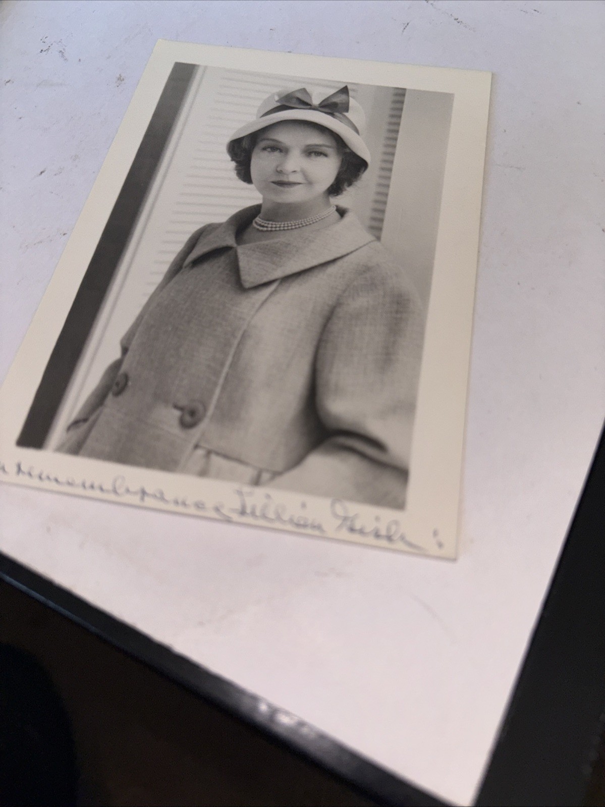 Lillian Gish signed 5.5×3.5 silent film Star Photo Htf