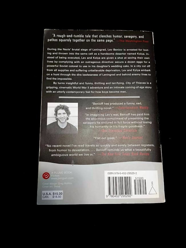 City of Thieves by David Benioff, Paperback, 2009