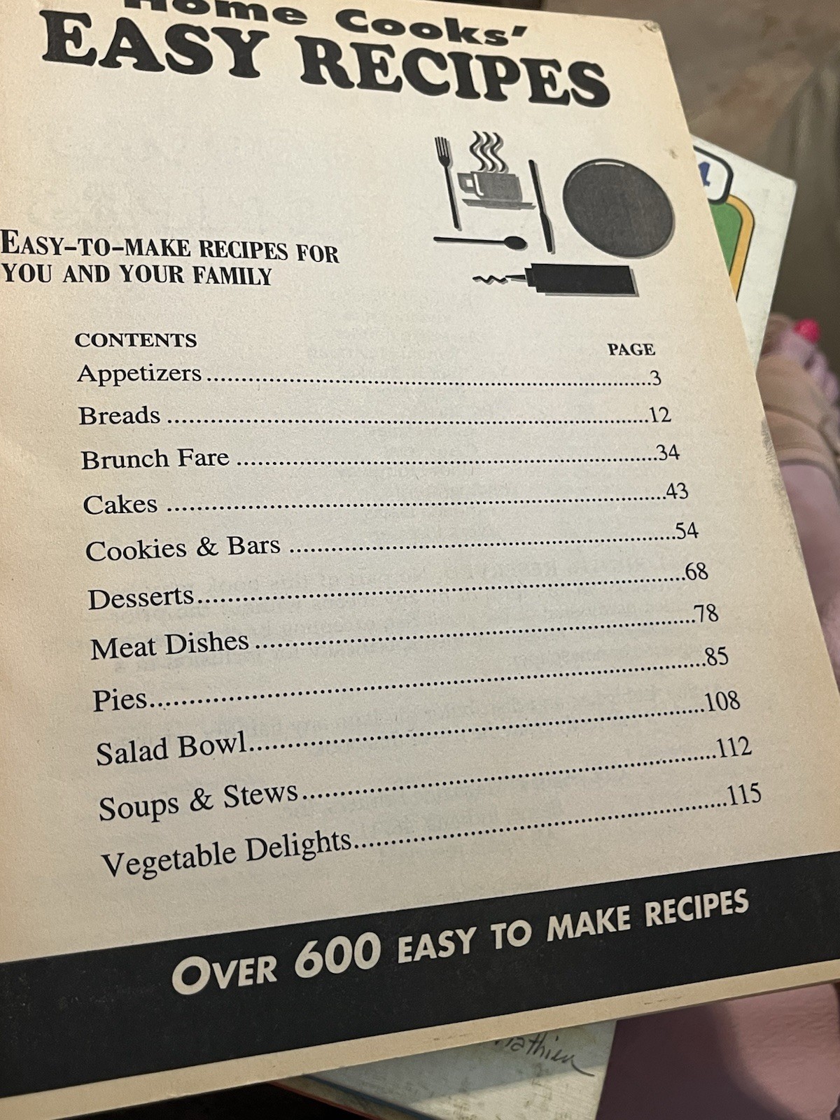 Vintage Home Cooks’ Easy Recipes Cooking Cookbook Recipes Cook Book