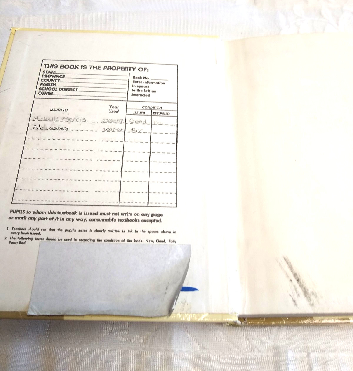 Open Court Real Math grade 7 – 436 pages Good Condition