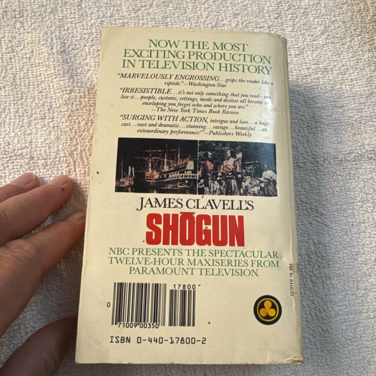 Shogun A Novel of Japan James Clavell Dell Paperback Book ( Read )