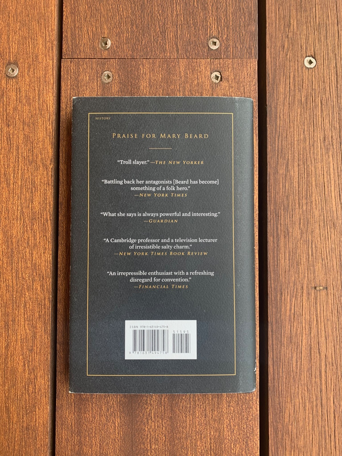 Women & Power Mary Beard 2017 Hardcover First Edition 2nd Printing HB