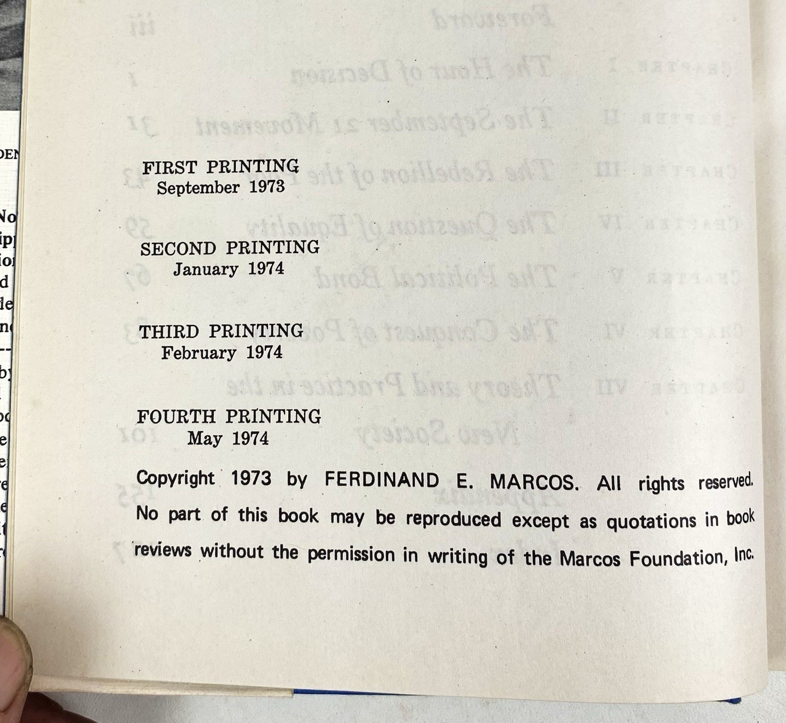 2 Books ~ Marcos & Notes on the New Society of the Philippines 1974/84 HB/DJ