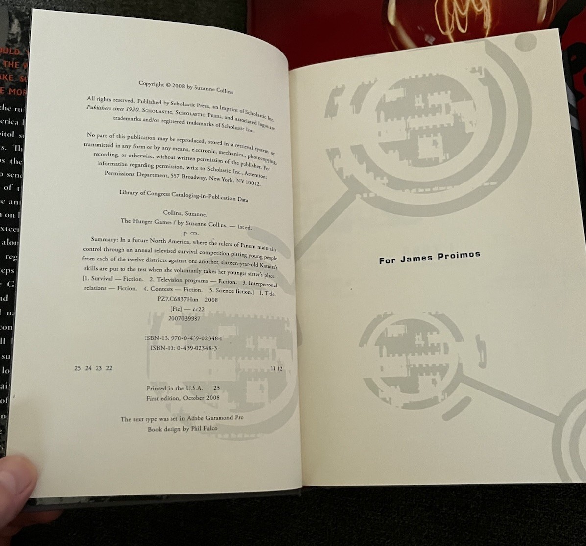 The Hunger Games Hardcover Suzanne Collins YA Dystopian Novel Like New